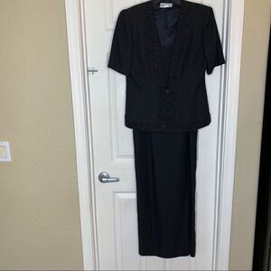 Karen Kane Vintage Black Dress Set Size 8 Black